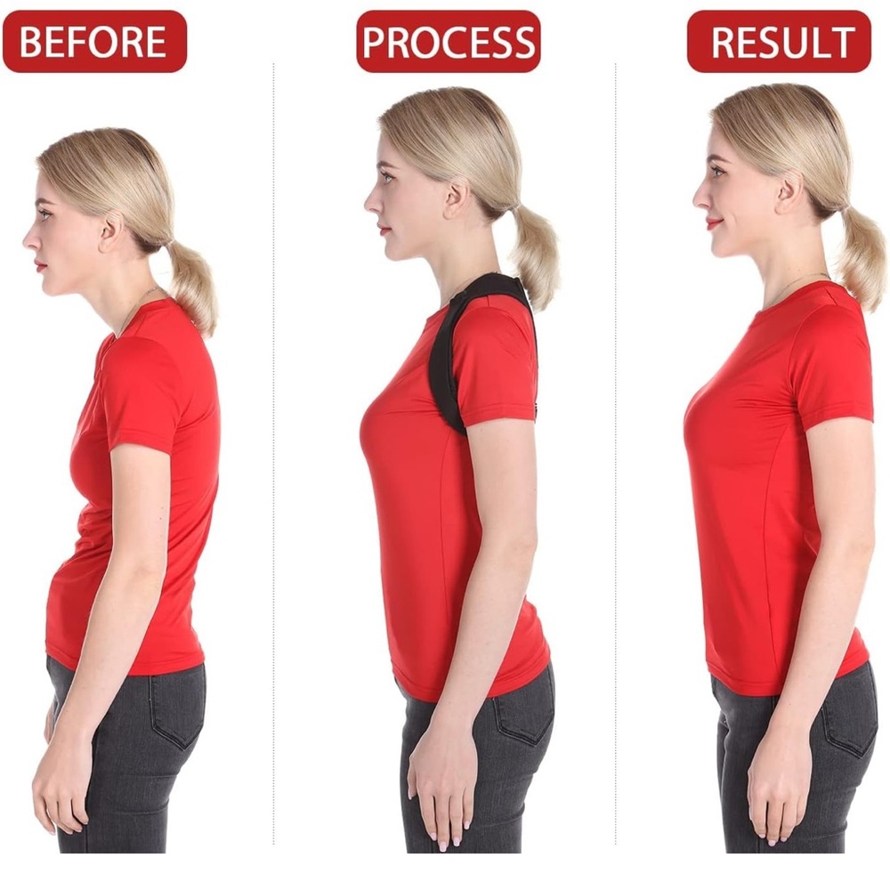 Black Posture Corrector Brace - Picture 2 of 11